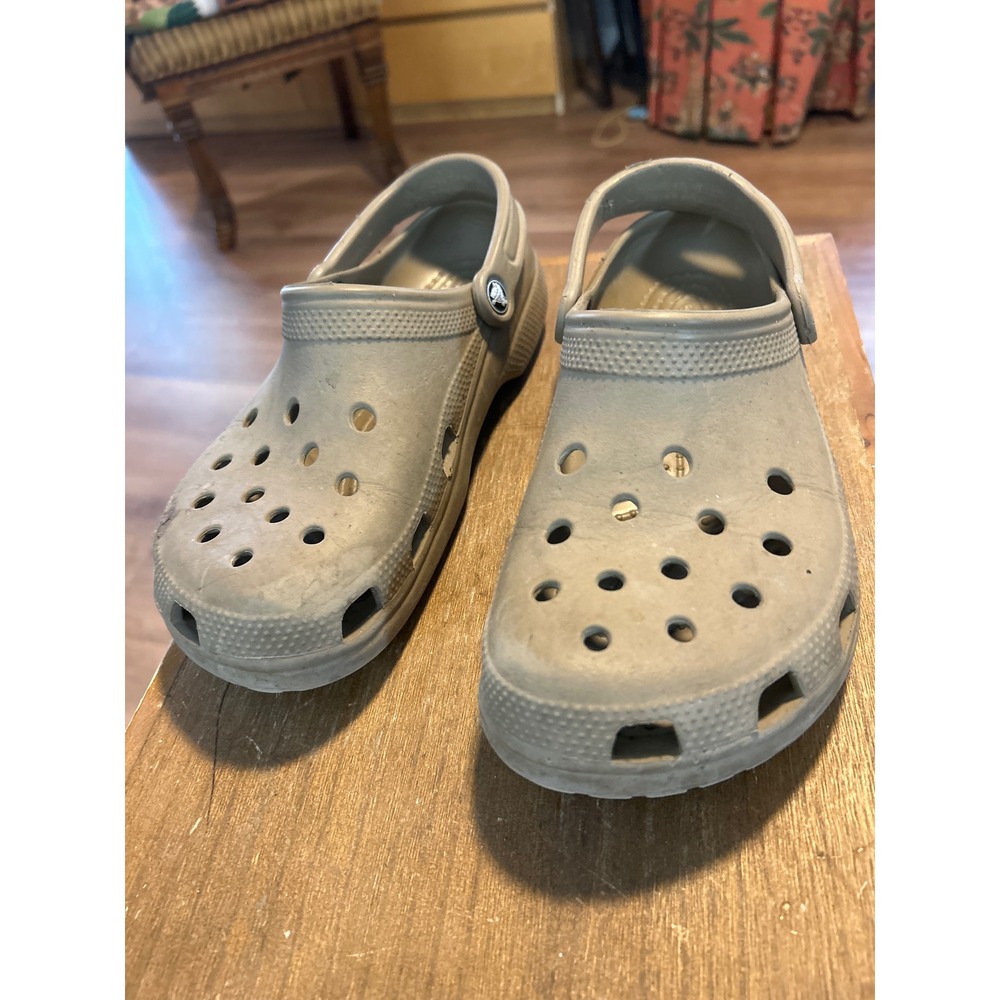 Crocs Classic Clog Tan Beige Slip‎ On Casual Comfort Shoes Unisex Size M 9 L 11